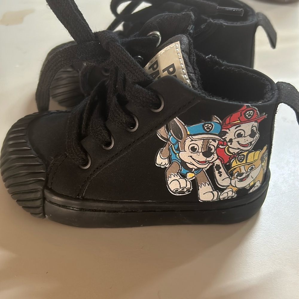 Zara size 18 toddler paw patrol sneakers